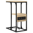 vidaXL Éjjeliszekrény fiókkal sonoma tölgy 41.5 x 26 x 60.5 cm Faanyag