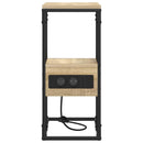 vidaXL Éjjeliszekrény fiókkal sonoma tölgy 41.5 x 26 x 60.5 cm Faanyag