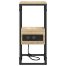 vidaXL Éjjeliszekrény fiókkal sonoma tölgy 41.5 x 26 x 60.5 cm Faanyag