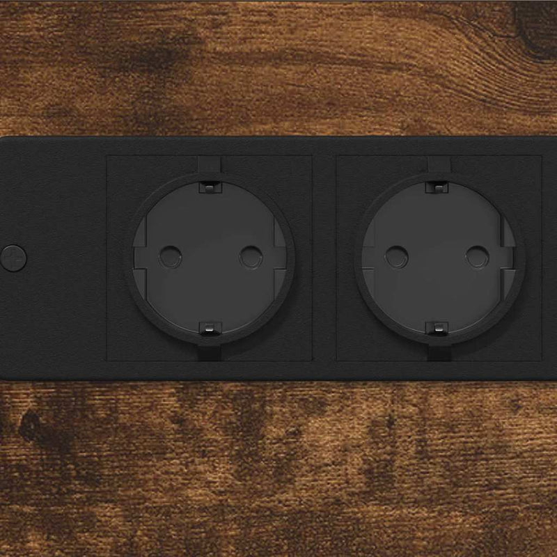 vidaXL Éjjeliszekrény Füstölt tölgy 41.5 x 26 x 60.5 cm Faanyag