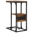 vidaXL Éjjeliszekrény Füstölt tölgy 41.5 x 26 x 60.5 cm Faanyag