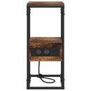 vidaXL Éjjeliszekrény Füstölt tölgy 41.5 x 26 x 60.5 cm Faanyag