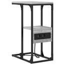 vidaXL Éjjeliszekrény Szürke sonoma 41.5 x 26 x 60.5 cm Faanyag