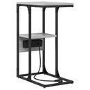 vidaXL Éjjeliszekrény Szürke sonoma 41.5 x 26 x 60.5 cm Faanyag