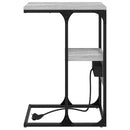 vidaXL Éjjeliszekrény Szürke sonoma 41.5 x 26 x 60.5 cm Faanyag