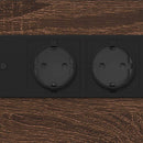 vidaXL Éjjeliszekrény fiókkal barna tölgy 41.5 x 26 x 60.5 cm Faanyag