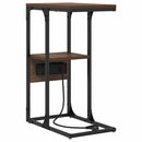 vidaXL Éjjeliszekrény fiókkal barna tölgy 41.5 x 26 x 60.5 cm Faanyag