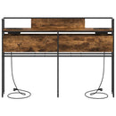 vidaXL Tároló fejtámla polcokkal Füstölt tölgy 160 cm Faanyag