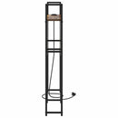 vidaXL Tárolós Fejtámla Töltő Állomással Füstölt tölgy 100 cm Faanyag