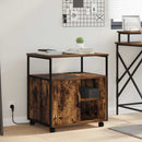 vidaXL Irodai szekrény töltőállomással Füstölt tölgy 61 x 46 x 67 cm