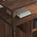 vidaXL Irodai szekrény töltőállomással barna tölgy 61 x 46 x 67 cm