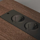 vidaXL Irodai szekrény kerékkel barna tölgy 76 x 41 x 72 cm Faanyag