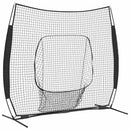 vidaXL Baseball gyakorlóháló Fekete 250 x 106 x 209 cm Poliészter