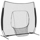 vidaXL Baseball gyakorlóháló Fekete 250 x 106 x 209 cm Poliészter