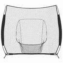 vidaXL Baseball gyakorlóháló Fekete 250 x 106 x 209 cm Poliészter