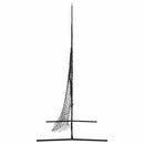 vidaXL Baseball gyakorlóháló Fekete 250 x 106 x 209 cm Poliészter