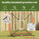 vidaXL Baseball gyakorlóháló 180 x 89,5 x 152,5 cm