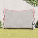 vidaXL Golf Edzősegéd Fekete 314 x 92 x 214 cm Poliészter