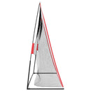 vidaXL Golf Edzősegéd Fekete 314 x 92 x 214 cm Poliészter