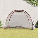 vidaXL Golf Edzősegéd Fekete 314 x 150 x 206 cm Poliészter