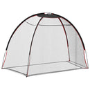vidaXL Golf Edzősegéd Fekete 314 x 150 x 206 cm Poliészter