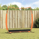 vidaXL Baseball gyakorlóháló Fekete 250 x 106,5 x 210 cm Poliészter