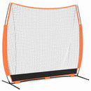 vidaXL Baseball gyakorlóháló Fekete 250 x 106,5 x 210 cm Poliészter