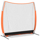 vidaXL Baseball gyakorlóháló Fekete 250 x 106,5 x 210 cm Poliészter