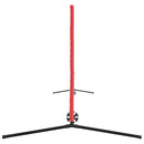 vidaXL Tenisz háló Fekete és piros 595 x 90,5 x 87 cm Poliészter