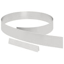vidaXL Fűszegélyezés Ezüst 450 x 0,05 x 10 cm Rozsdamentes acél