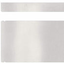 vidaXL Fűszegélyezés 4 pcs Ezüst 450 x 0.05 x 15 cm Rozsdamentes acél