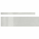 vidaXL Fűszegélyezés 4 pcs Ezüst 450 x 0,05 x 10 cm Rozsdamentes acél