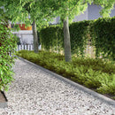 vidaXL Fűszegélyezés Ezüst 450 x 0,05 x 10 cm Horganyzott acél