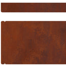 vidaXL Fűszegélyezés 450 x 10 cm Időjárásálló acél Rozsdás