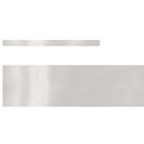 vidaXL Fűszegélyezés Ezüst 450 x 0.05 x 15 cm Rozsdamentes acél