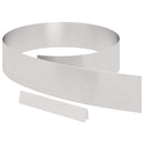 vidaXL Fűszegélyezés 4 pcs Ezüst 450 x 0.05 x 15 cm Rozsdamentes acél
