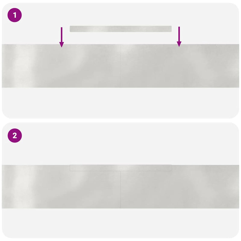 vidaXL Fűszegélyezés 4 pcs Ezüst 450 x 0.05 x 15 cm Rozsdamentes acél