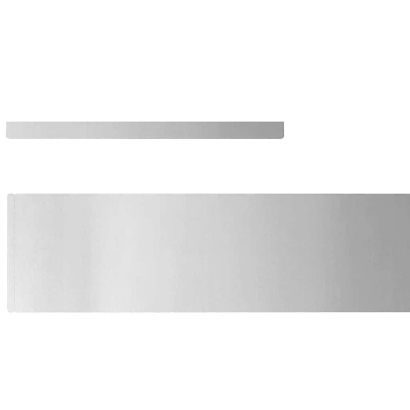 vidaXL Fűszegélyezés Ezüst 450 x 0.05 x 15 cm Horganyzott acél