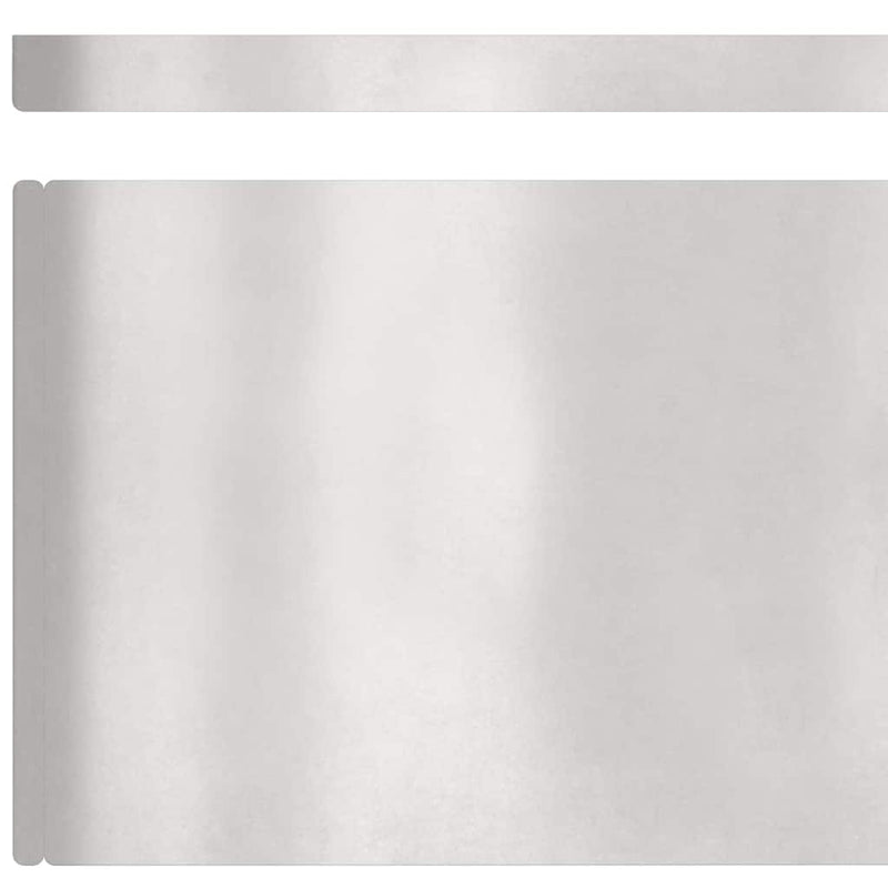 vidaXL Fűszegélyezés 4 pcs Ezüst 450 x 0.05 x 15 cm Rozsdamentes acél