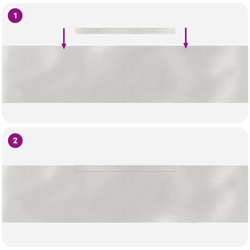 vidaXL Fűszegélyezés 4 pcs Ezüst 450 x 0.05 x 15 cm Rozsdamentes acél