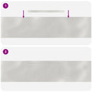 vidaXL Fűszegélyezés 4 pcs Ezüst 450 x 0,05 x 20 cm Rozsdamentes acél