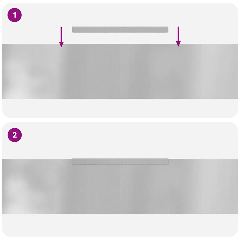 vidaXL Fűszegélyezés Ezüst 450 x 0.05 x 15 cm Horganyzott acél