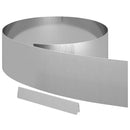 vidaXL Fűszegélyezés 4 db 450 x 20 cm Horganyzott acél Ezüst