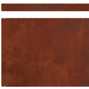 vidaXL Fűszegélyezés 450 x 20 cm Időjárásálló acél Rozsdás