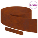 vidaXL Fűszegélyezés 450 x 20 cm Időjárásálló acél Rozsdás