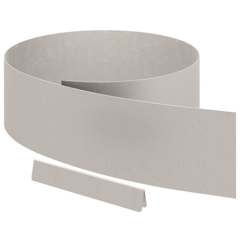 vidaXL Fűszegélyezés 4 pcs Rozsdás 450 x 0.05 x 15 cm