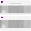 vidaXL Fűszegélyezés 4 pcs Ezüst 450 x 0.05 x 15 cm Horganyzott acél