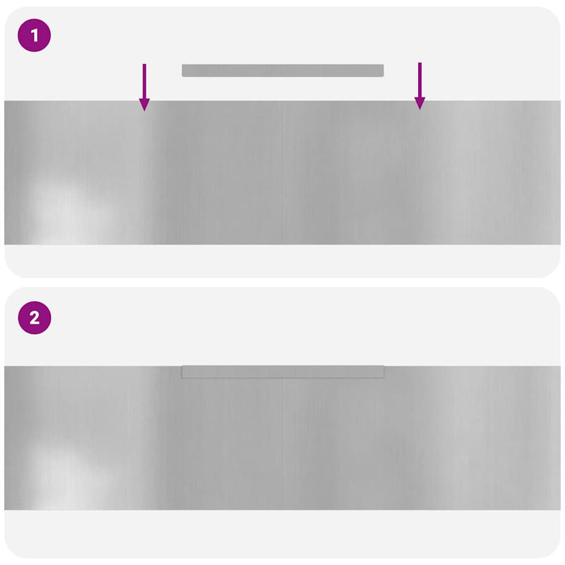 vidaXL Fűszegélyezés 4 pcs Ezüst 450 x 0.05 x 15 cm Horganyzott acél