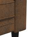 vidaXL Chesterfield kanapé Barna 182.5 x 74.5 x 74.5 cm Műbőr velúr