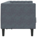 vidaXL Kanapé Sötétszürke 174 x 74,5 x 70,5 cm Bársony